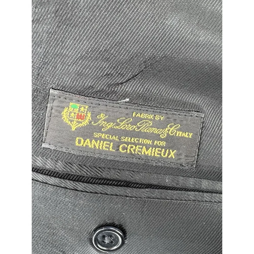 Daniel Cremieux Performance Loro Piana‎ 44 S Black Sports Coat Blazer Italy